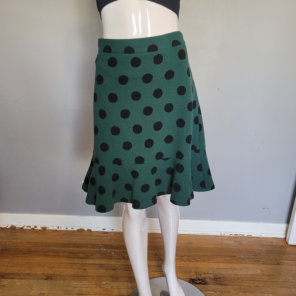 Anthropologie Maeve Polka Dot Mini Skirt, VGUC, Size M - Picture 2 of 8